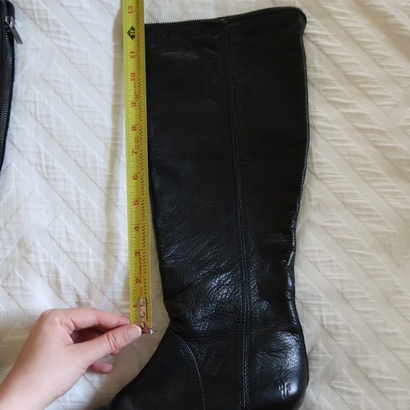 Frye Black Steffi Zip Tall Boot - Picture 3 of 8